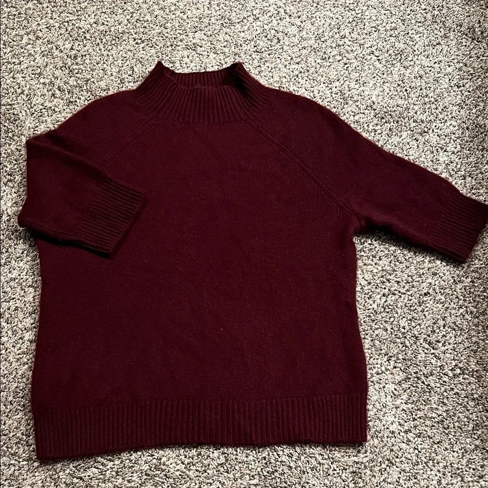 Theory cashmere mock neck sweater - Picture 1 of 5
